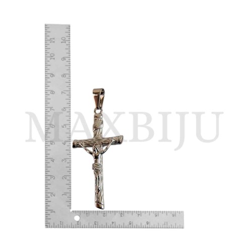 Stainless Steel Jesus Cross charm Pendant (62mm)