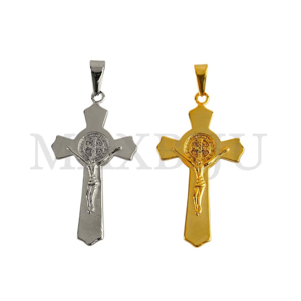 Stainless Steel Jesus Cross charm Pendant (49mm)