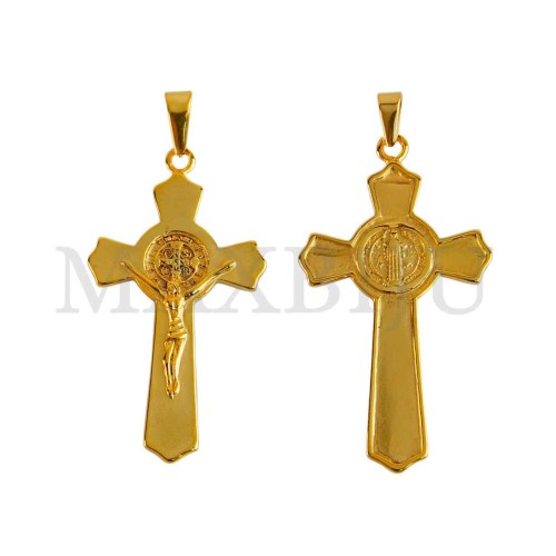 Stainless Steel Jesus Cross charm Pendant (49mm)