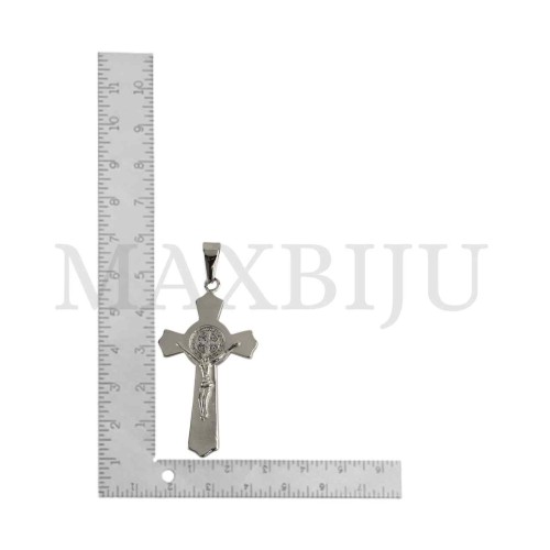 Stainless Steel Jesus Cross charm Pendant (49mm)