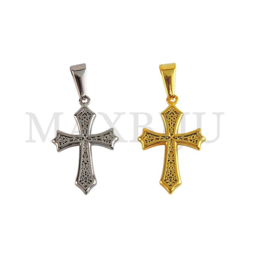 Stainless Steel Cross charm Pendant (26mm)