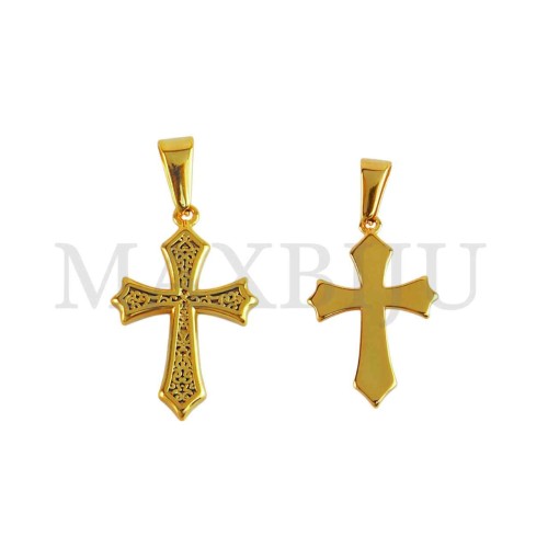 Stainless Steel Cross charm Pendant (26mm)
