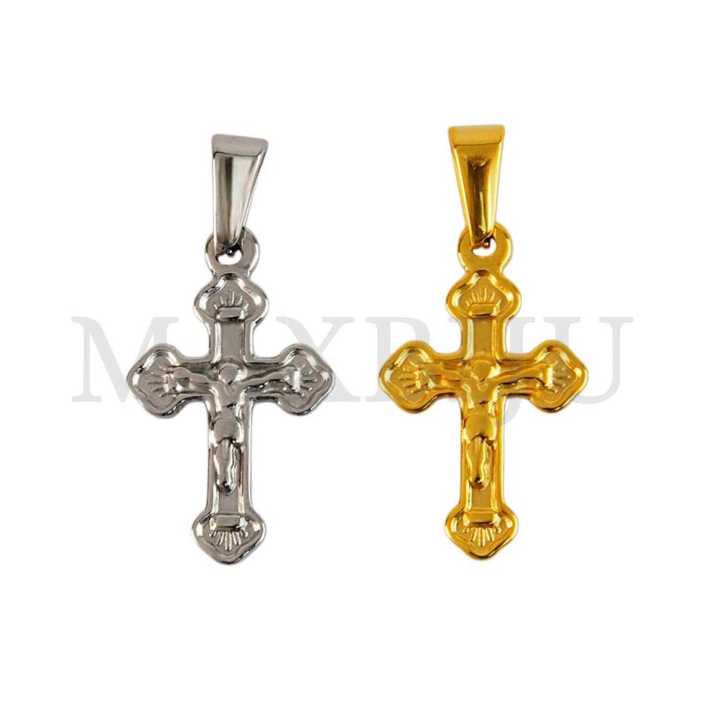 Stainless Steel Cross charm Pendant (25mm)