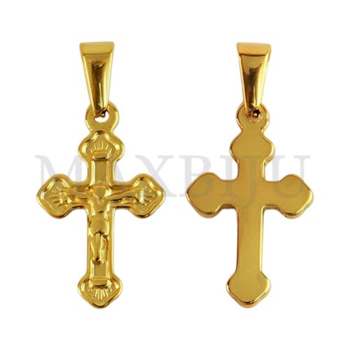 Stainless Steel Cross charm Pendant (25mm)