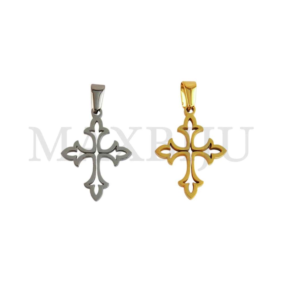 Stainless Steel Cross charm Pendant (22mm)