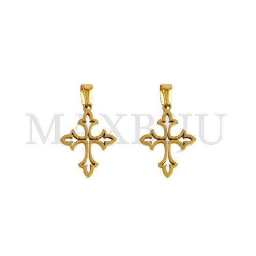 Stainless Steel Cross charm Pendant (22mm)