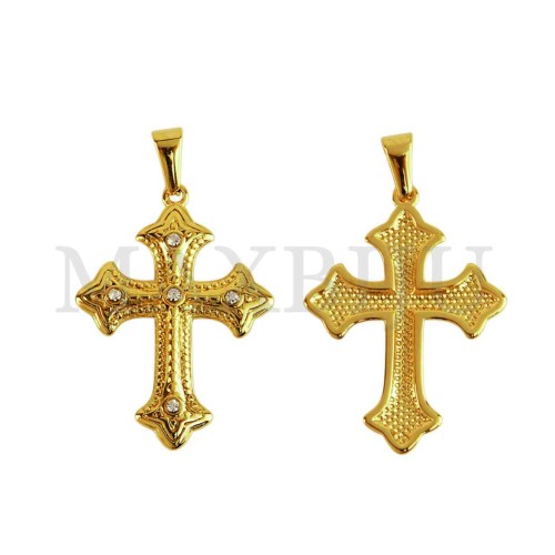 Stainless Steel Cross charm Pendant (30mm)