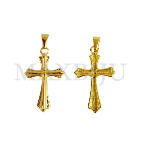 Stainless Steel Cross charm Pendant (37mm)