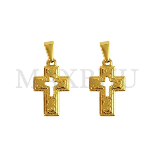 Stainless Steel Cross charm Pendant (24mm)