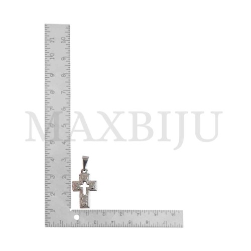 Stainless Steel Cross charm Pendant (24mm)