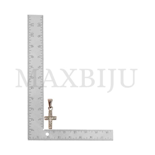 Stainless Steel Cross charm Pendant (21mm)