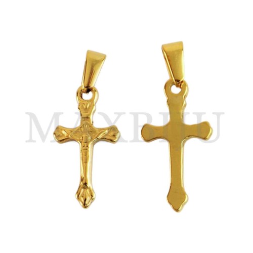 Stainless Steel Cross charm Pendant (20mm)