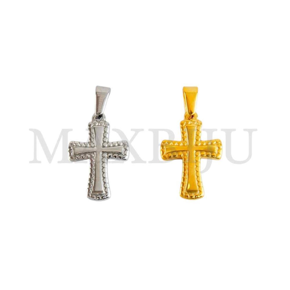 Stainless Steel Cross charm Pendant (18mm)
