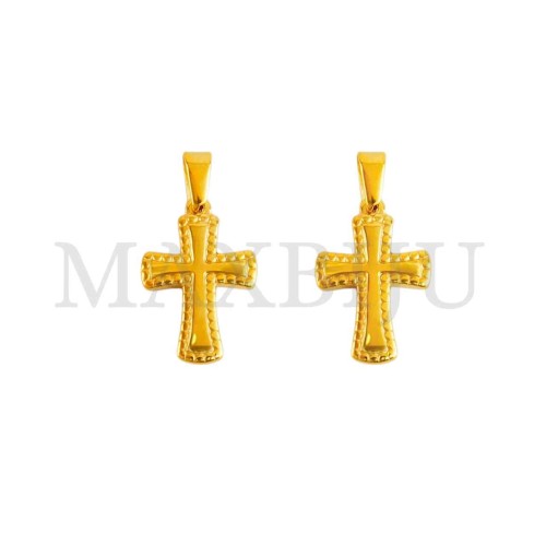 Stainless Steel Cross charm Pendant (18mm)