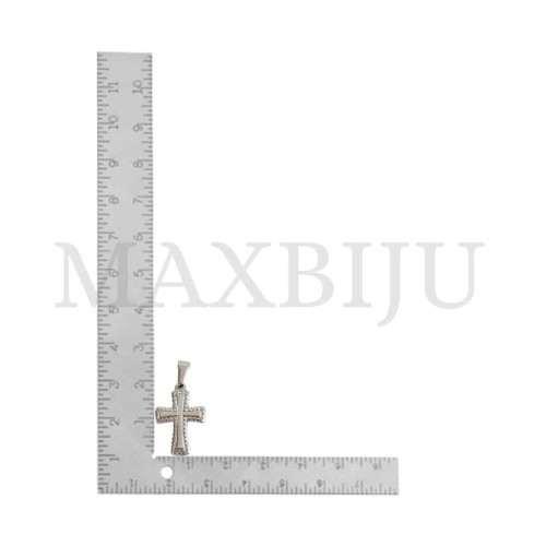 Stainless Steel Cross charm Pendant (18mm)