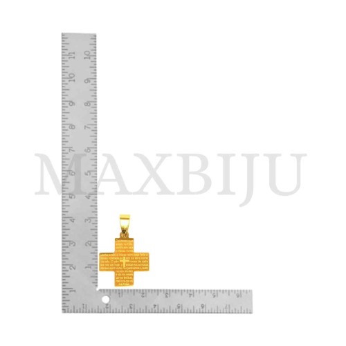 Stainless Steel Cross charm Pendant (25mm)