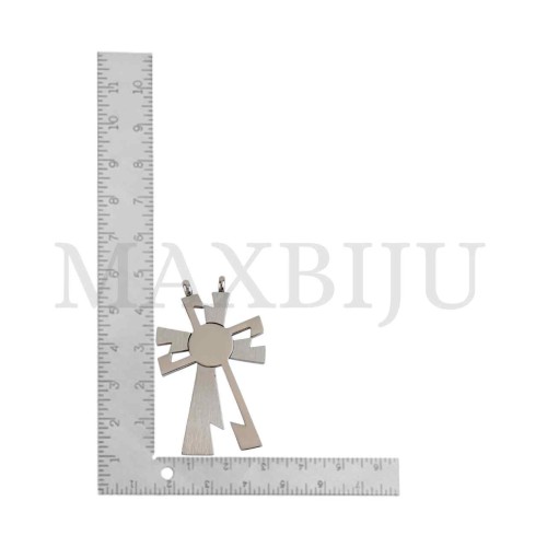 Stainless Steel Cross charm Pendant (50mm)