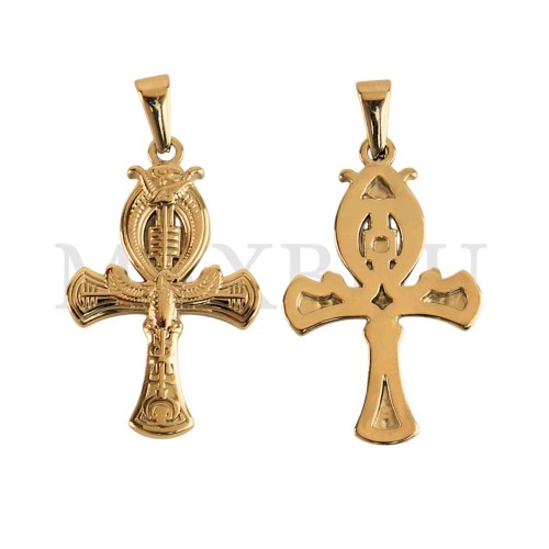Stainless Steel Cross charm Pendant (34mm)