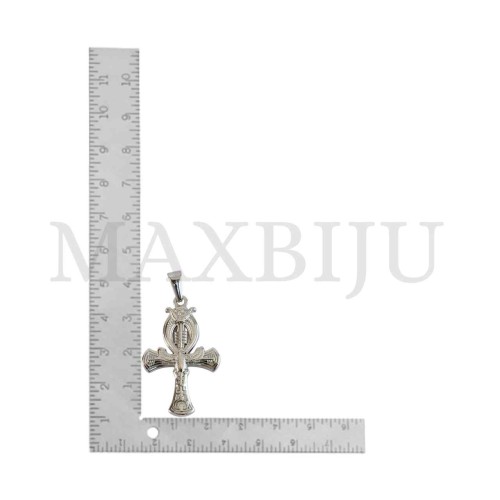 Stainless Steel Cross charm Pendant (34mm)