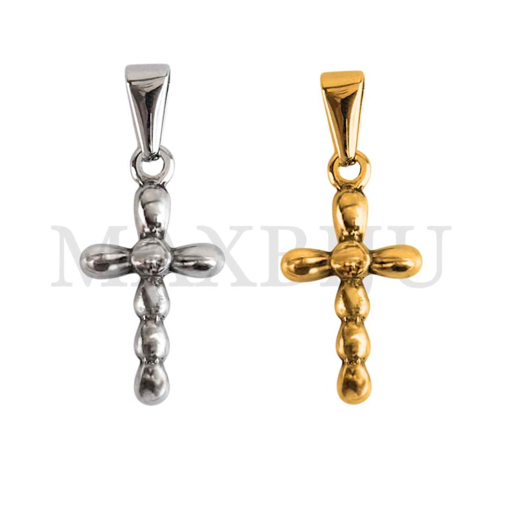 Stainless Steel Cross charm Pendant (24mm)