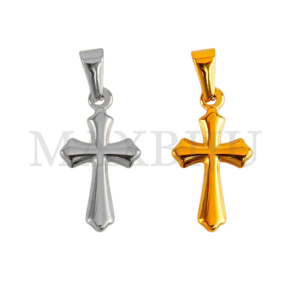 Stainless Steel Cross charm Pendant (25mm)