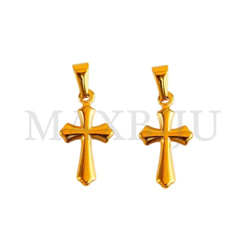 Stainless Steel Cross charm Pendant (25mm)