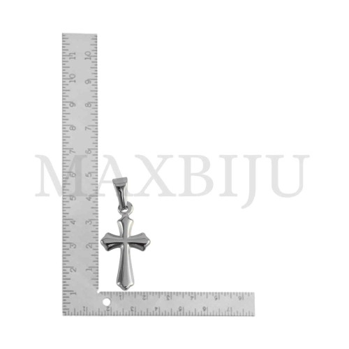 Stainless Steel Cross charm Pendant (25mm)