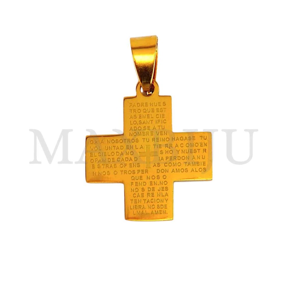 Stainless Steel Cross charm Pendant (25mm)