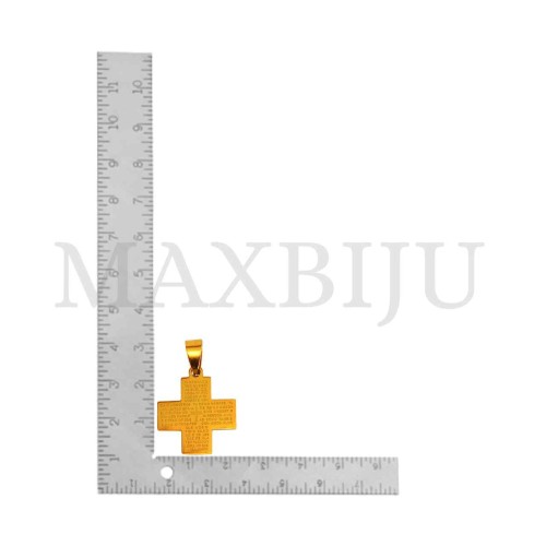 Stainless Steel Cross charm Pendant (25mm)