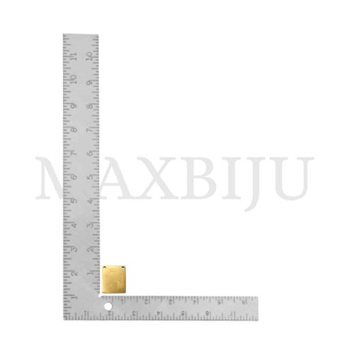 Stainless Steel Scapular - Angel 13x15mm