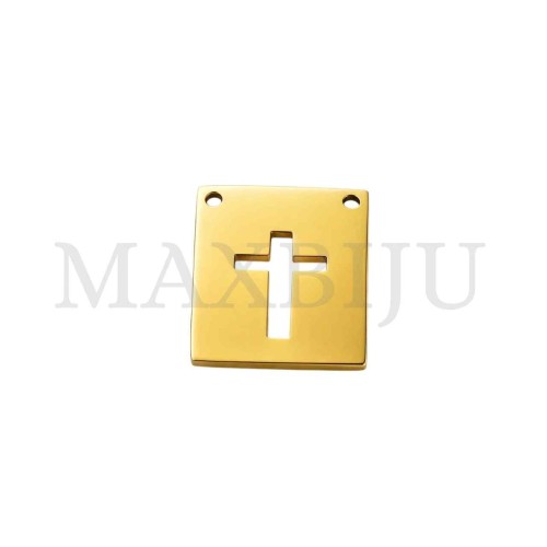 Stainless Steel Scapular - Cross 13x16mm