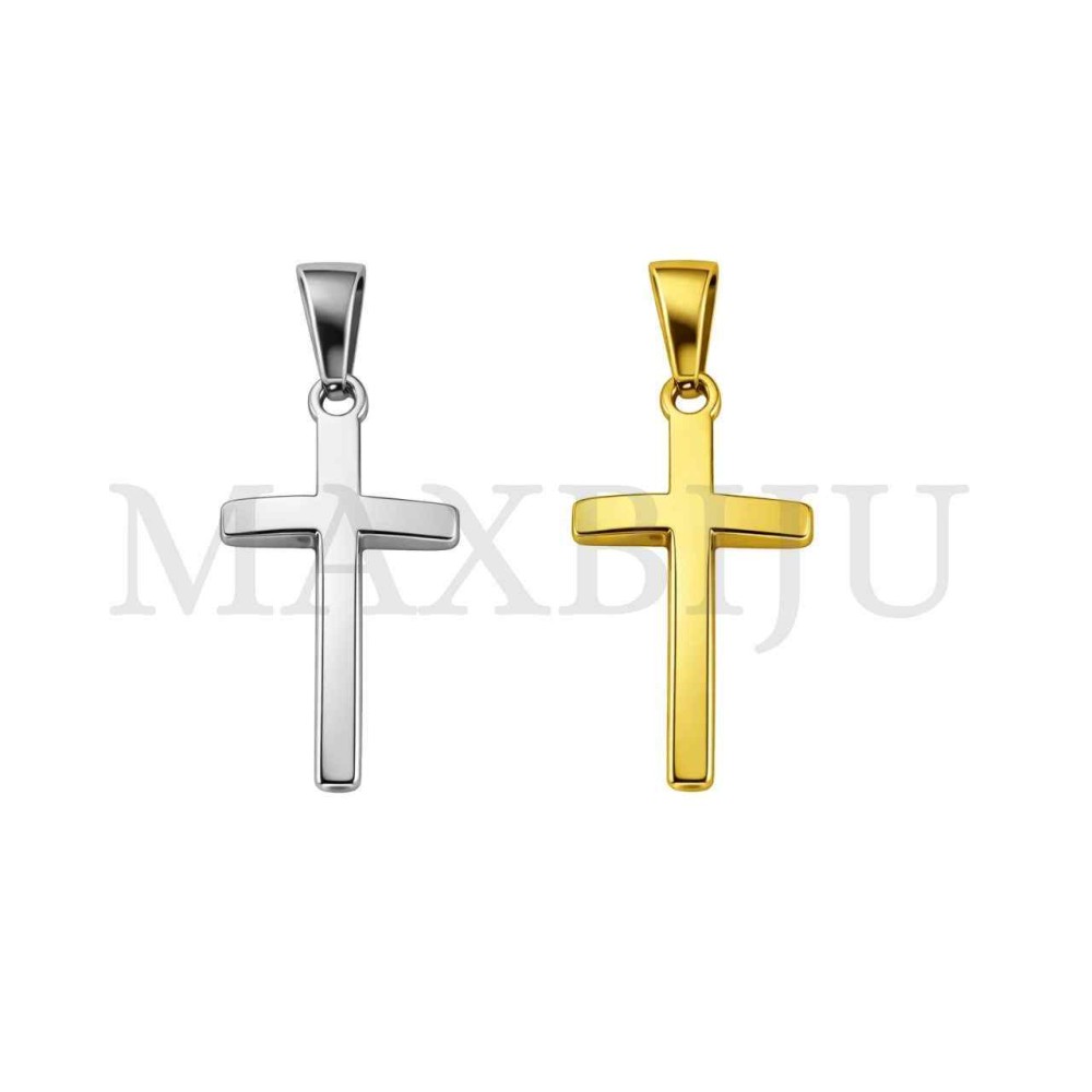 Stainless Steel Cross charm Pendant 15x25mm