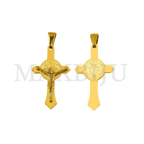 Stainless Steel Cross charm Pendant 19x33mm