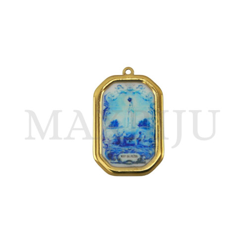 Stainless Steel Earrings – Virgin Mary 22x35mm
