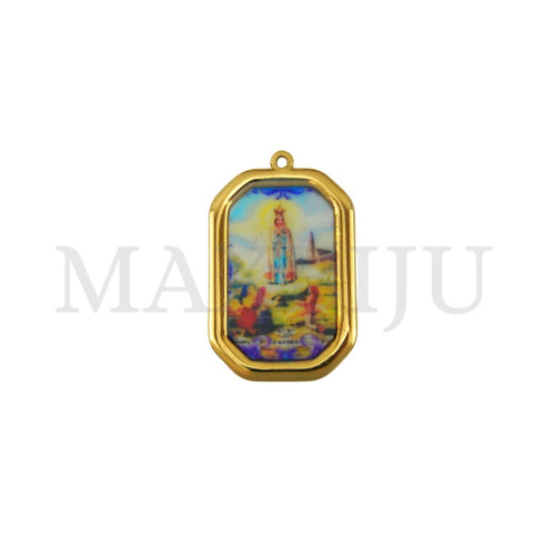 Stainless Steel Earrings – Virgin Mary 22x35mm