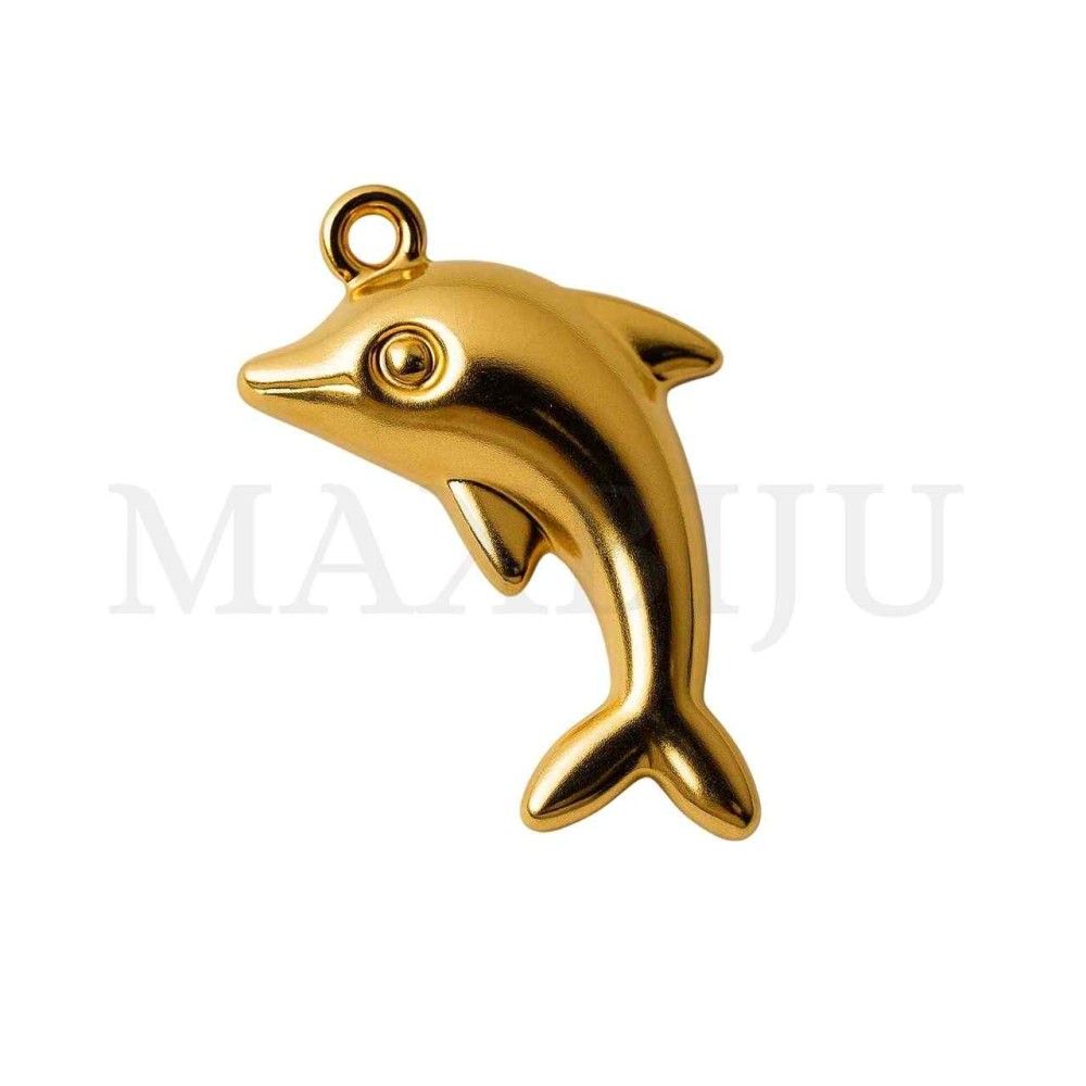 Stainless Steel Pendant - Dolphin 20x18mm