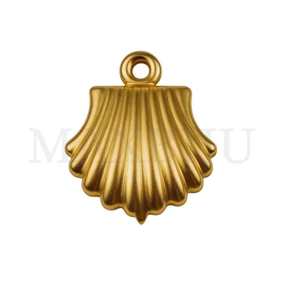 Stainless Steel Pendant - Shell 11x14mm