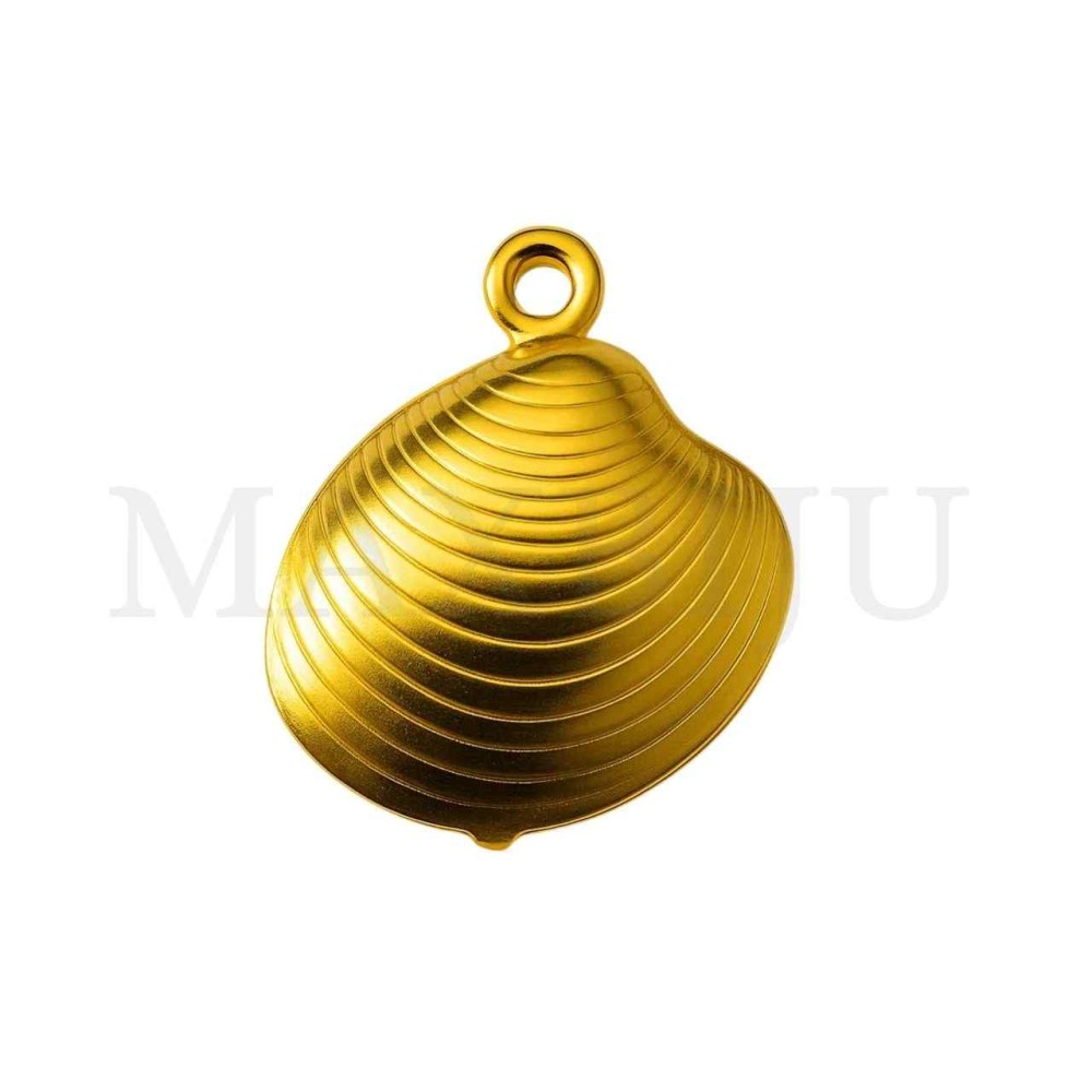 Stainless Steel Pendant - Shell 13x15mm