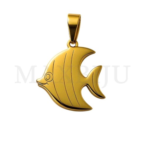 Stainless Steel Pendant -Fish 25x16mm