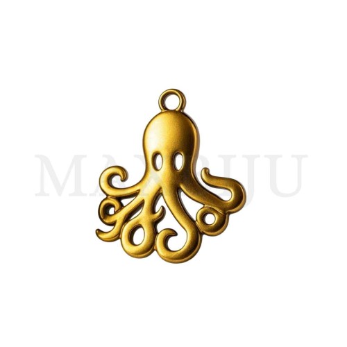 Stainless Steel Pendant - Octopus 17x19mm