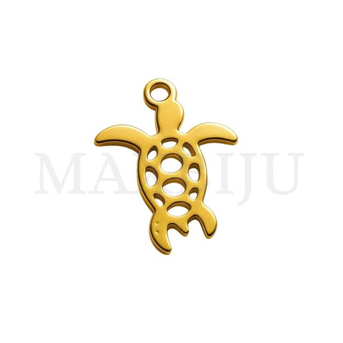 Stainless Steel Pendant - Turtle 18x15mm