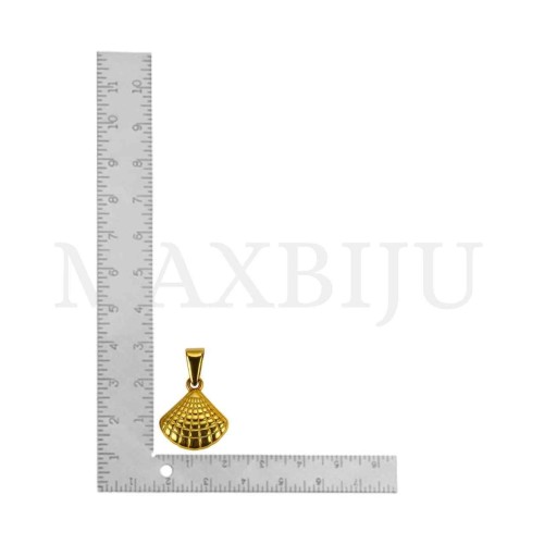 Stainless Steel Pendant - Shell 17x17mm