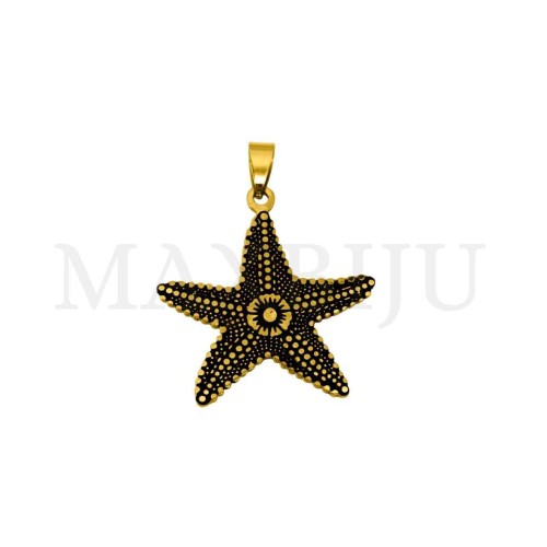 Stainless Steel Pendant - Starfish 37x40mm