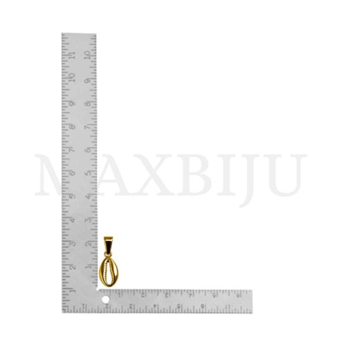 Stainless Steel Pendant - Shell 8x17mm