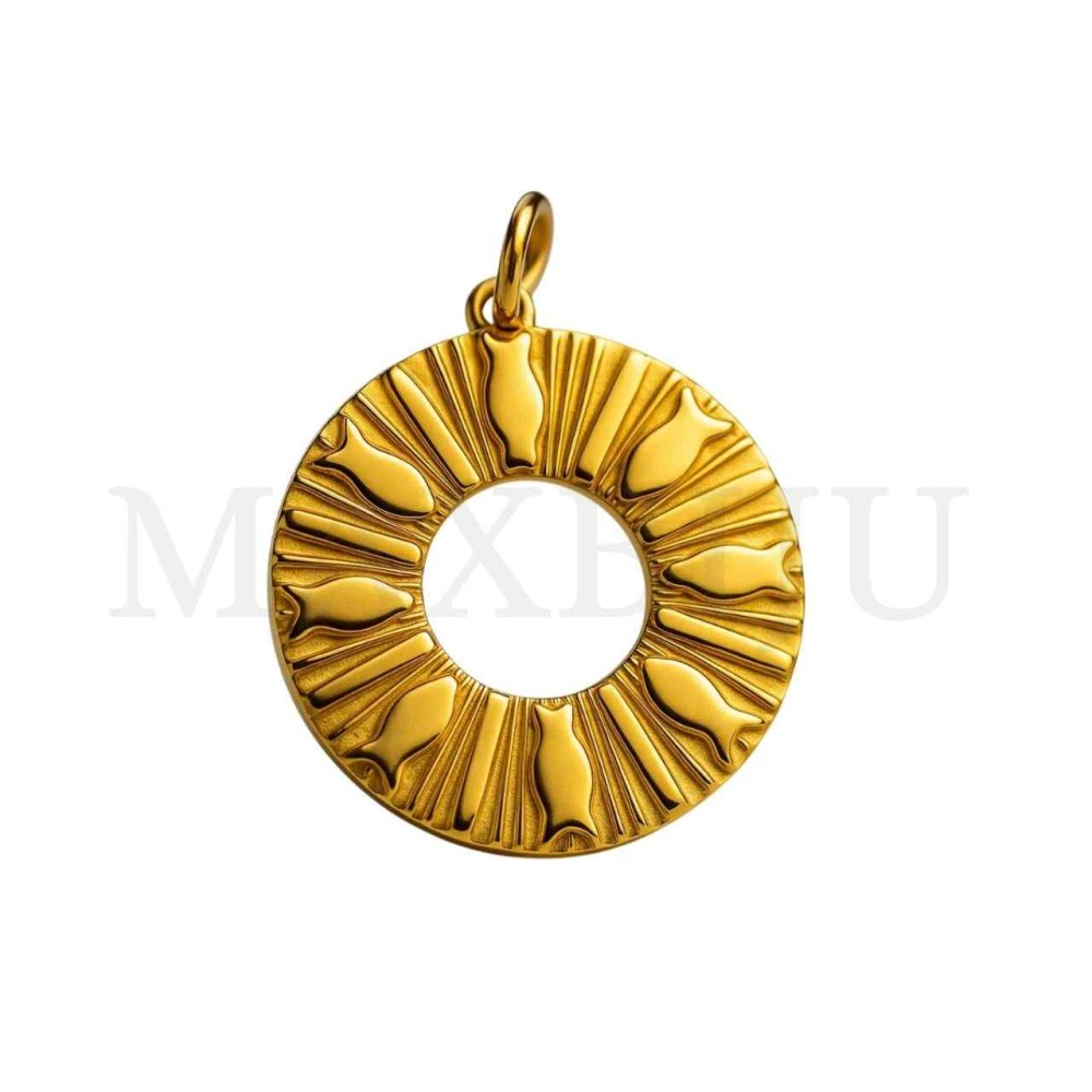 Stainless Steel Pendant - Fish 20mm