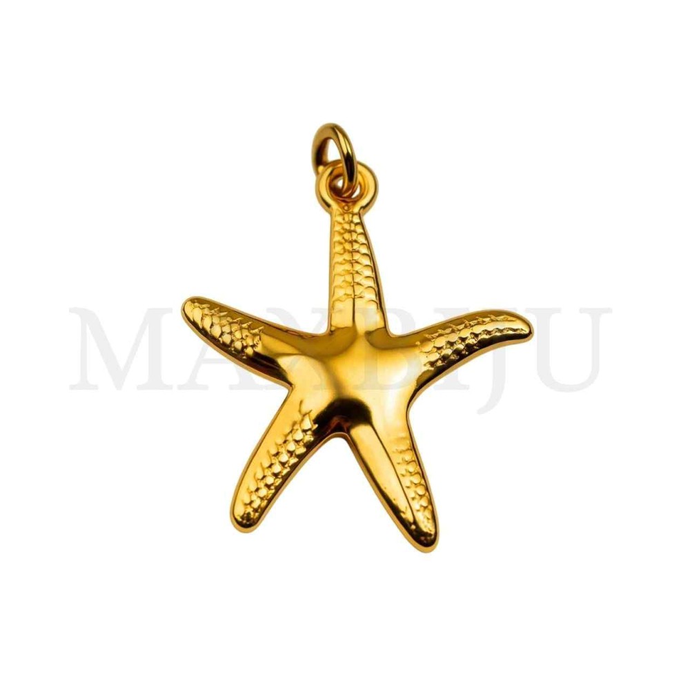 Stainless Steel Pendant - Starfish 20x23mm