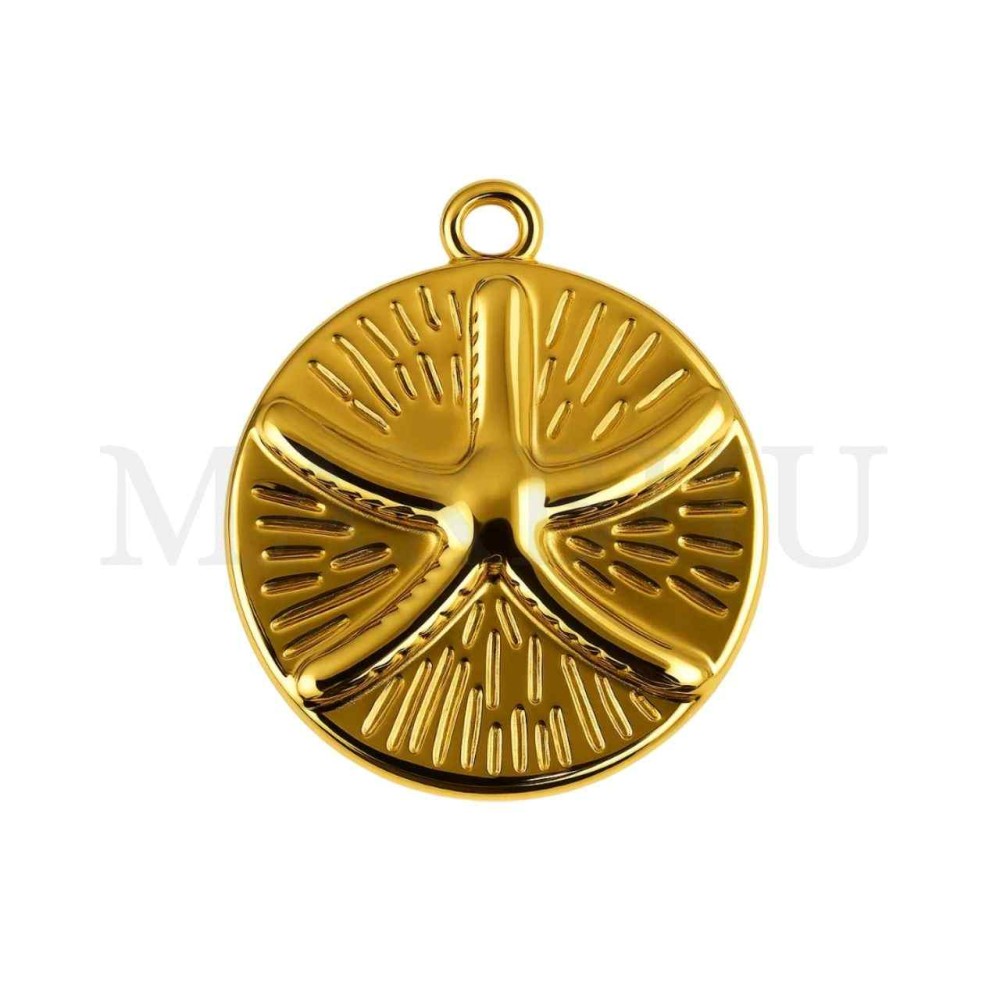 Stainless Steel Pendant - Starfish 17mm