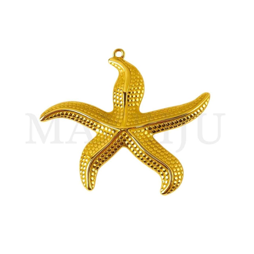 Stainless Steel Pendant - Starfish 54x52mm