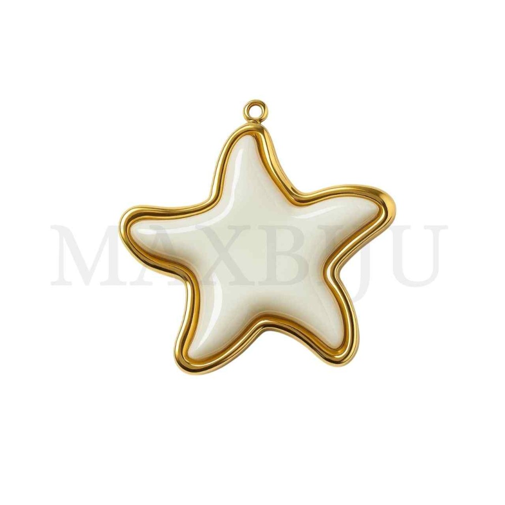 Stainless Steel Pendant - Starfish 35x37mm