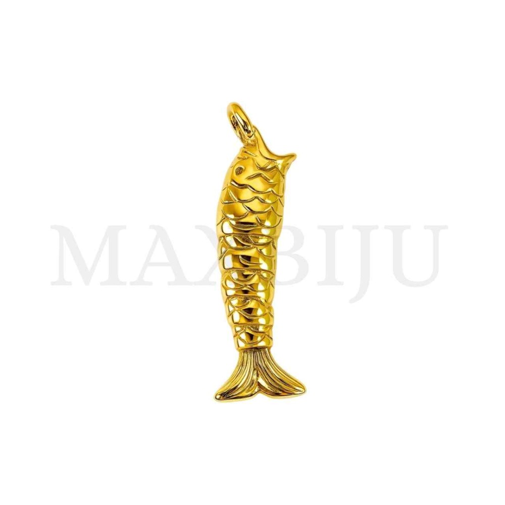 Stainless Steel Pendant -Fish 6x25mm